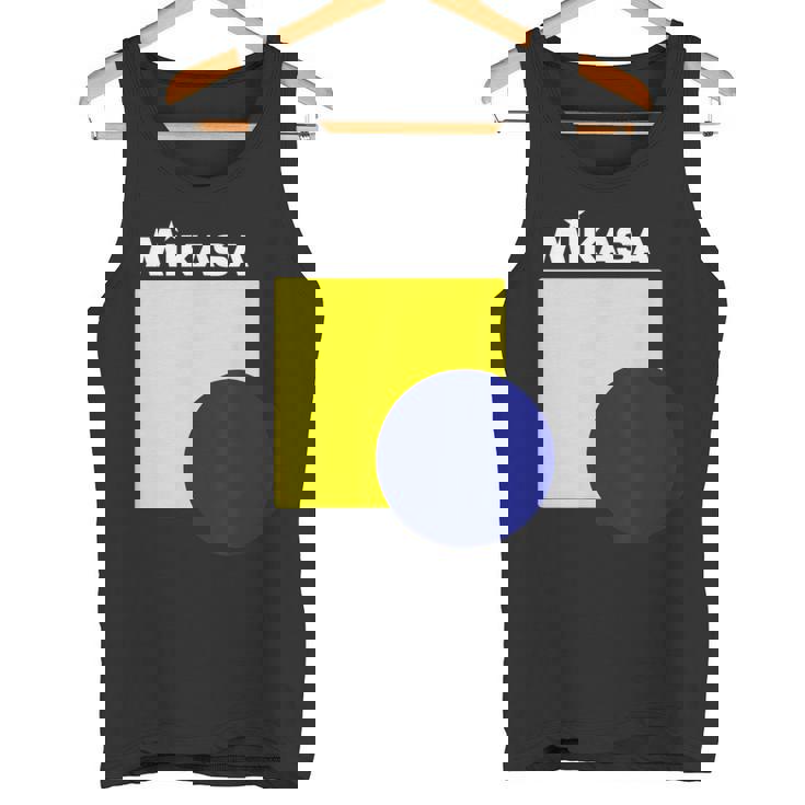 グラフィック＆ロゴ Wh バレーボール タンクトップ