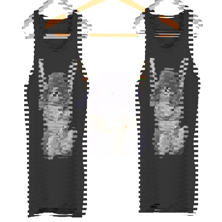 グレー 兎 うさぎ 抱っこ 抱っこ紐 タンクトップ