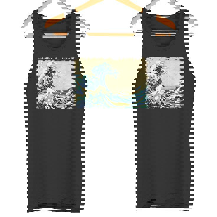 グレートウェーブ 葛飾北斎 名物 ヴィンテージアート おしゃれ タンクトップ
