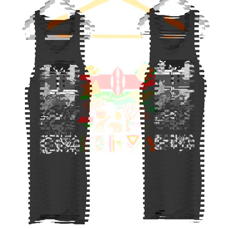 ケニア国旗の衣装のアイデア ケニアフード&ケニア国旗 タンクトップ