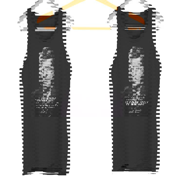 ケネディ大統領jfk民主党アメリカ引用 タンクトップ