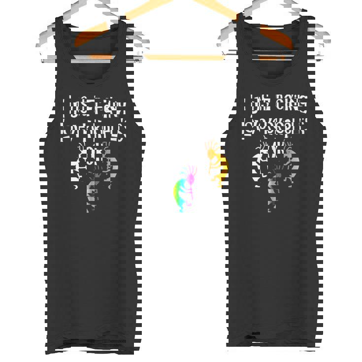 ココペリtシャツ ネイティブアメリカン タトゥースタイル ココペリ タンクトップ