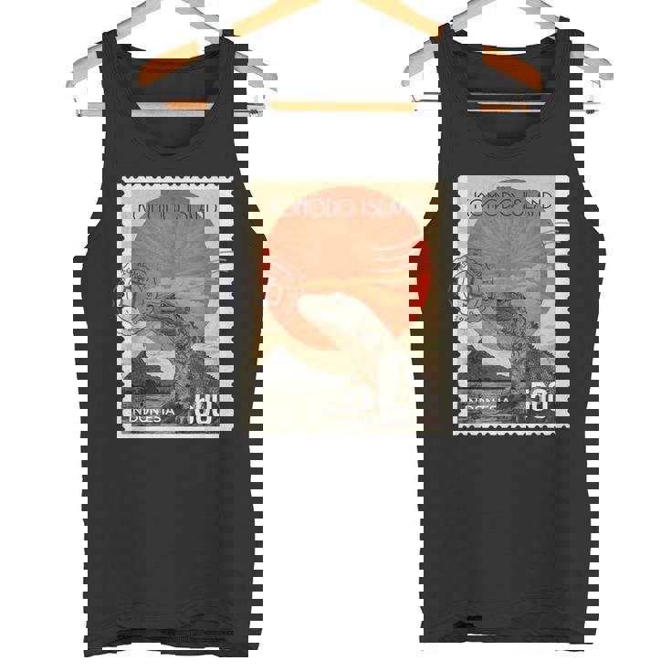 コモド島インドネシアコモドドラゴン タンクトップ