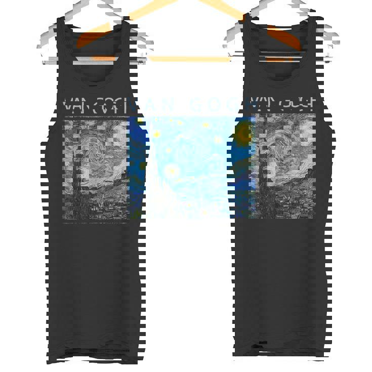 ゴッホ 面白いtシャツ おもしろ アート 星月夜 印象派 絵画 メンズ レディース 面白い 服 美術 ネタ タンクトップ