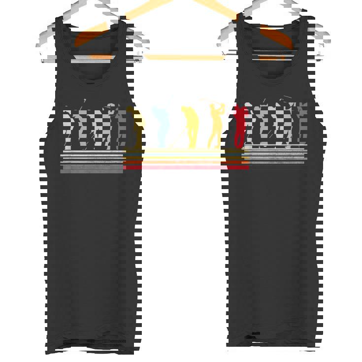 ゴルフ 面白いtシャツ 打ちっ放し メンズ おもしろ 服 練習着 ウェア ネタ 服 カラフル レトロ タンクトップ