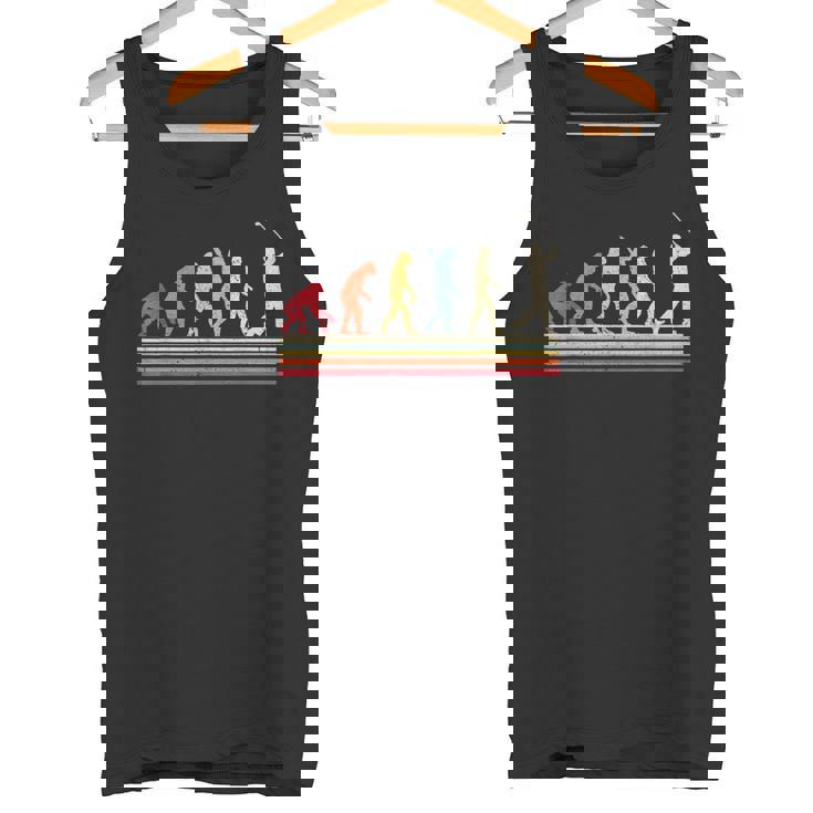 ゴルファー&ゴルファーへのレトロなゴルフエボリューションギフト タンクトップ