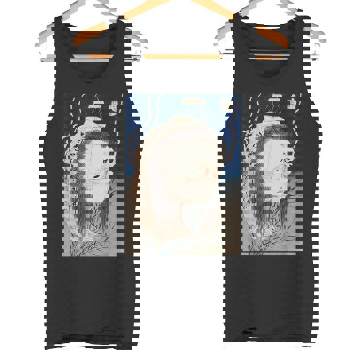 ゴースト 亡霊 霊魂 ファントム 葛飾北斎 日本美術 ハロウィン 妖怪 提灯お岩 百物語 お岩さん 百物語 タンクトップ