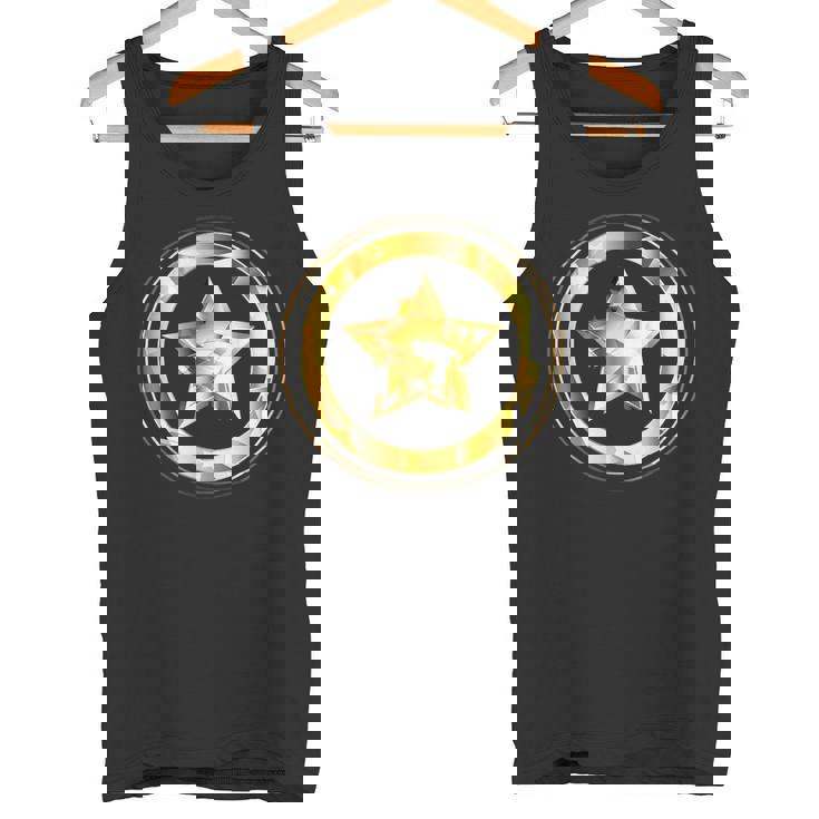 ゴールド 星 タンクトップ