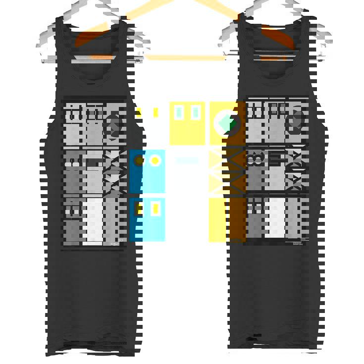ゴールドライタン カラーデザイン タンクトップ