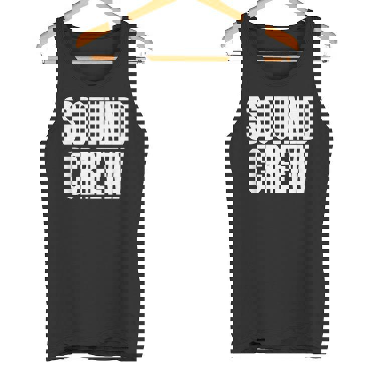 サウンドクルーtシャツ コンサートイベントスタッフ ブラックtシャツ タンクトップ