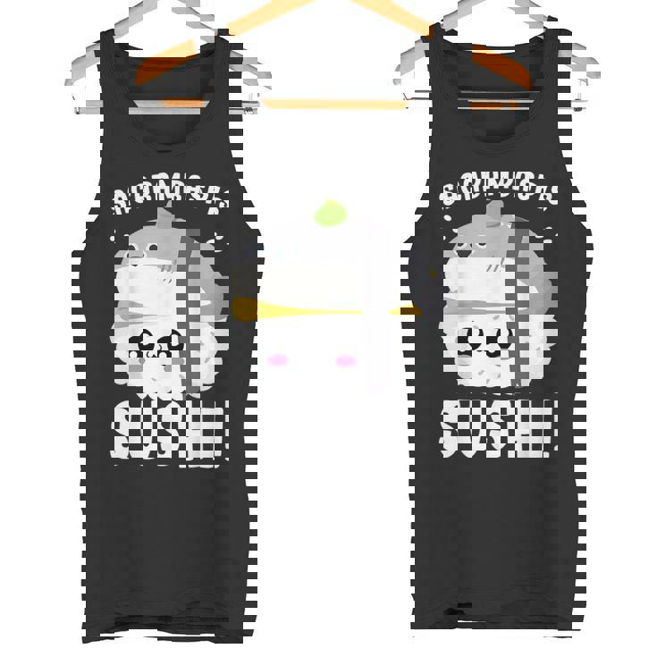 サカバンバスピス寿司 魚ミーム 和食 タンクトップ