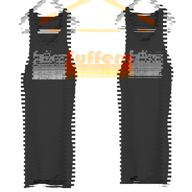 サファーン、ニューヨークレトロ80年代スタイル タンクトップ