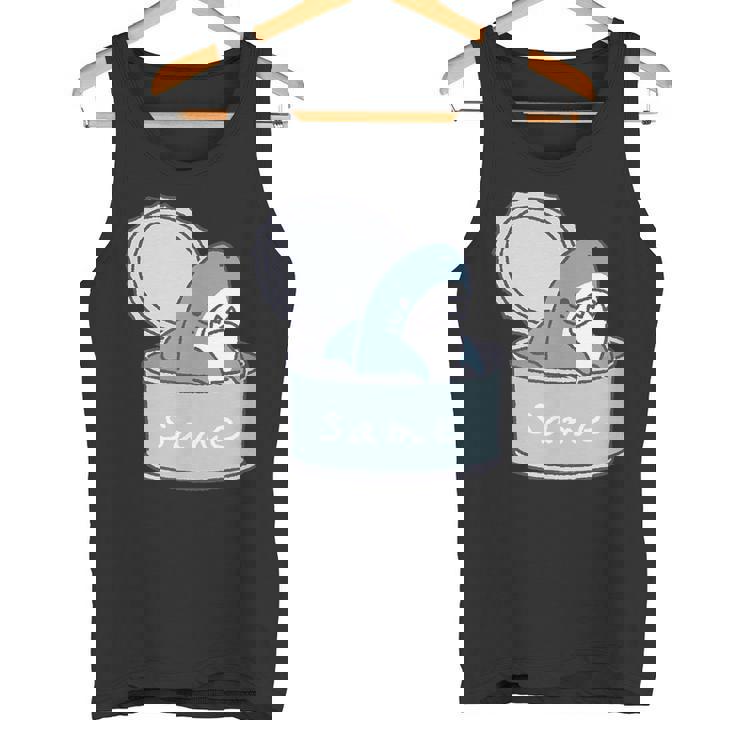 サメの缶詰め タンクトップ