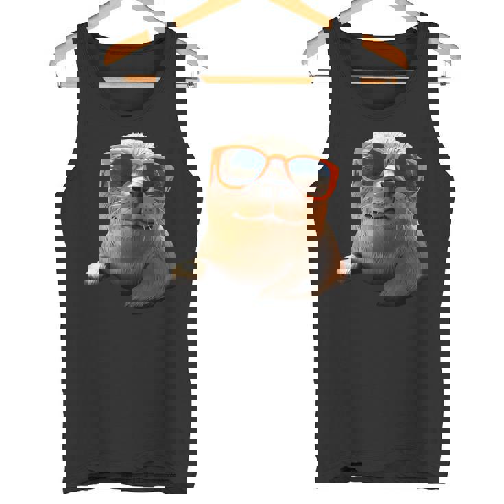 サングラスをかけたアザラシ かわいいアザラシ タンクトップ