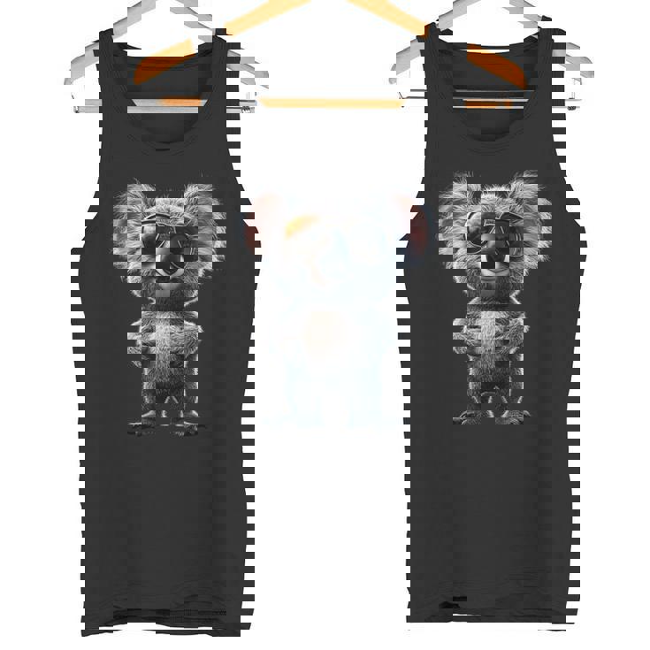 サングラスをかけたコアラ オーストラリア コアラ クマ かわいい コアラクマ タンクトップ