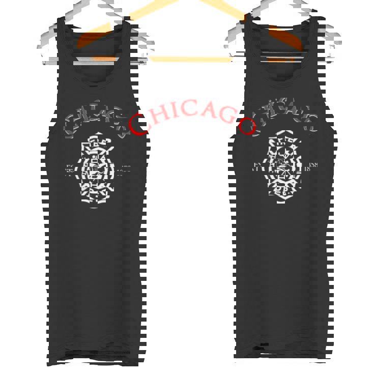 シカゴ イリノイ 消防士 消防士 消防士 タンクトップ