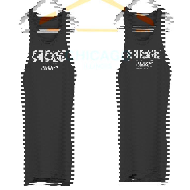 シカゴイリノイ大学-大学、学校 シカゴ タンクトップ