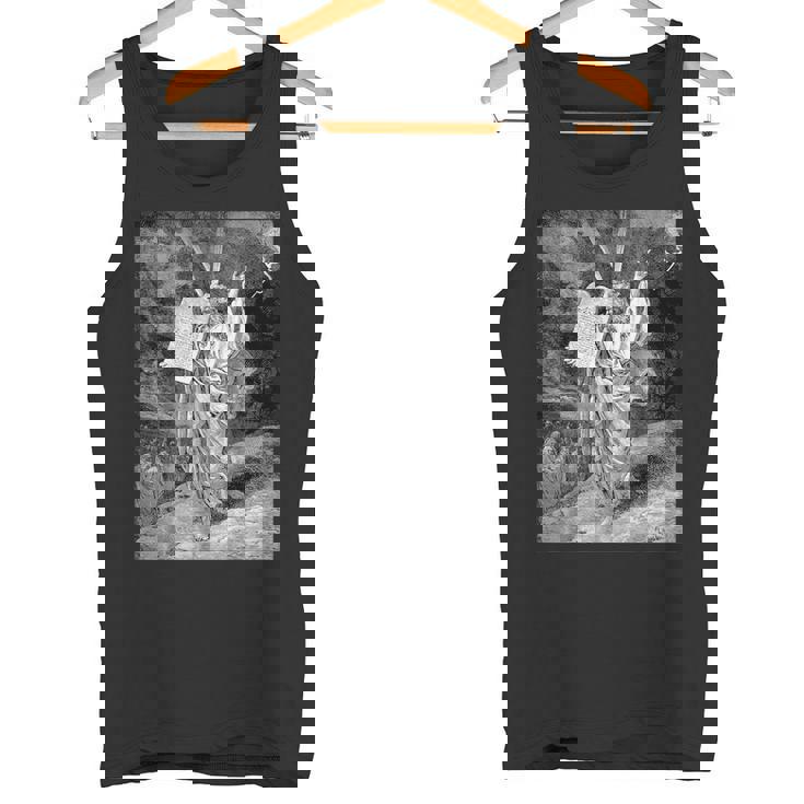 シナイ山から降りてくるモーゼ ギュスターヴ・ドーレ 聖書芸術 タンクトップ