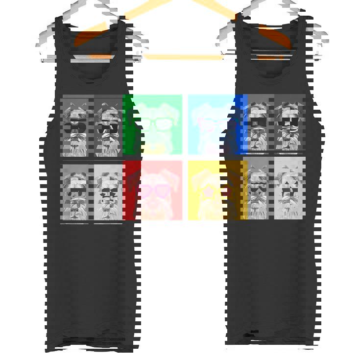 シュナウザー 面白いtシャツ 犬 かわいい メンズ 子供 おもしろ 服 雑貨 グッズ ネタ わんこ イヌ タンクトップ