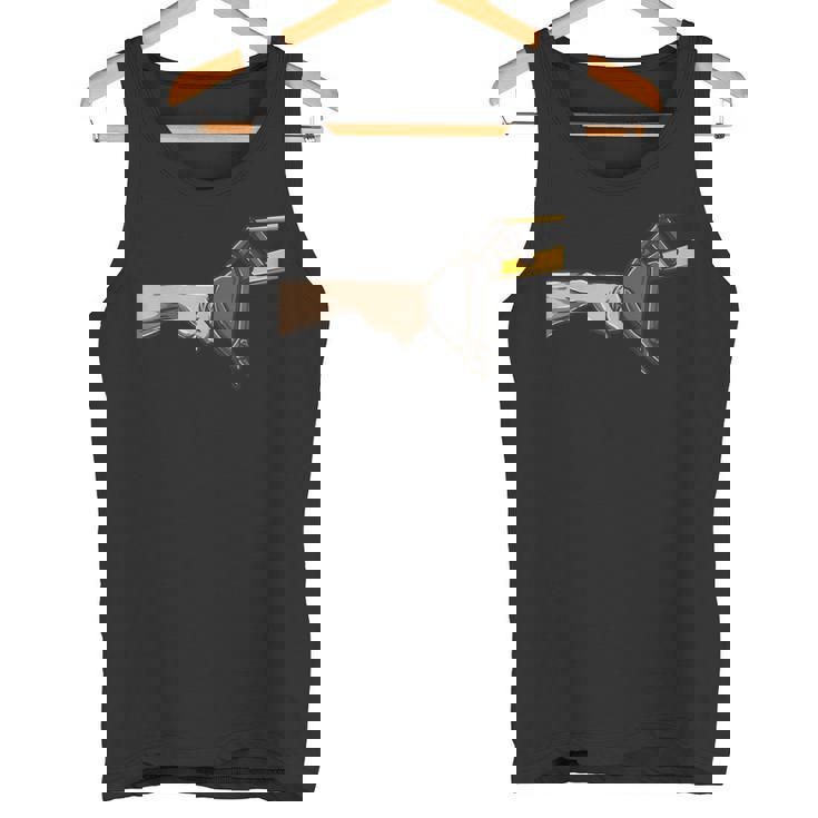 ショベルカー バケット 拳 バンプダッド ジョーク 面白い相棒 人生用 タンクトップ