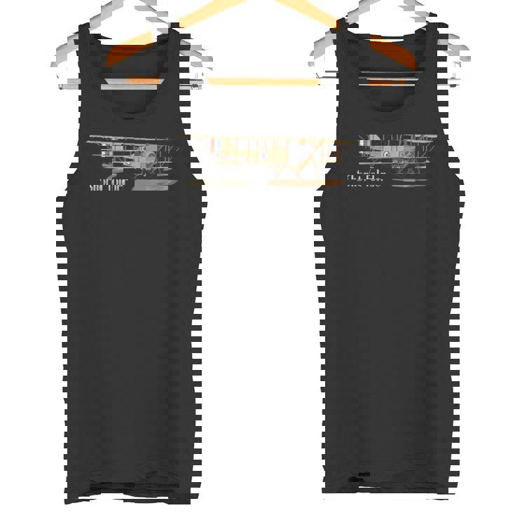 ショートフォルダー イギリス Ww1 複葉機 水上機 ボンバー図 タンクトップ