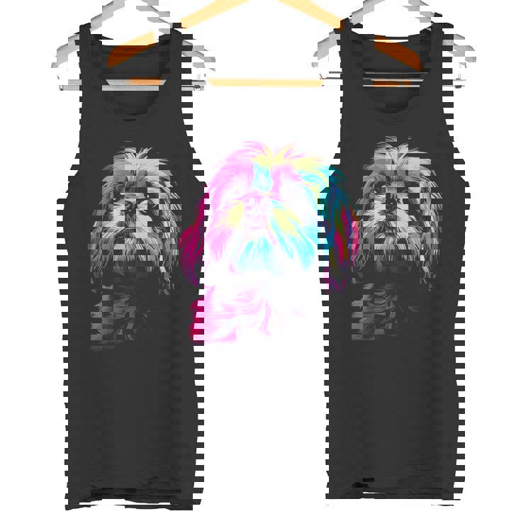 シーズー グラフィック ペット イラスト 犬 シーズー タンクトップ