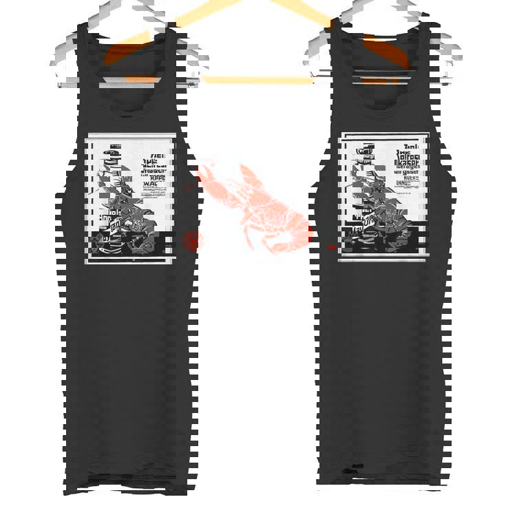 シーフード 1879 ドイツ ロブスター ザリガニ 甲殻類 レトロ タンクトップ