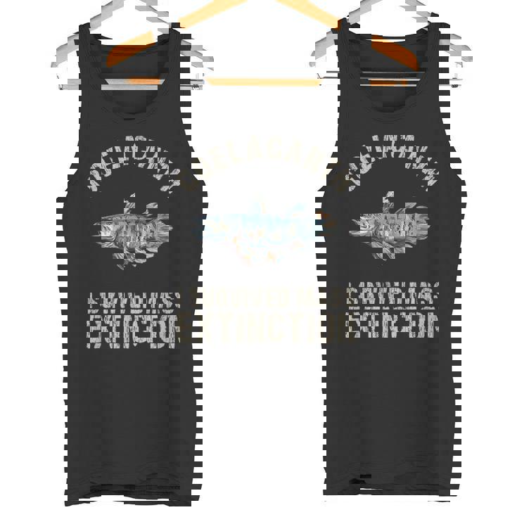 シーラカンス深層水化石絶滅サバイバーシーラカンス。 タンクトップ