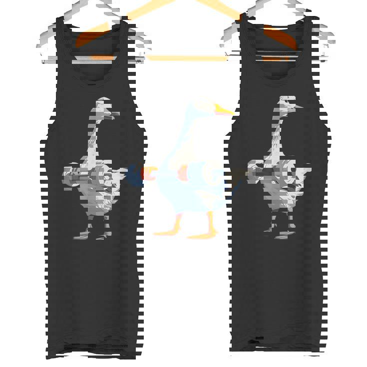 ジムダックグースウェイトリフティング ストロングコアワークアウト タンクトップ