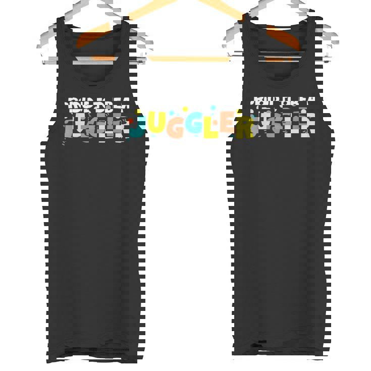 ジャグラーであることを誇りに思う タンクトップ