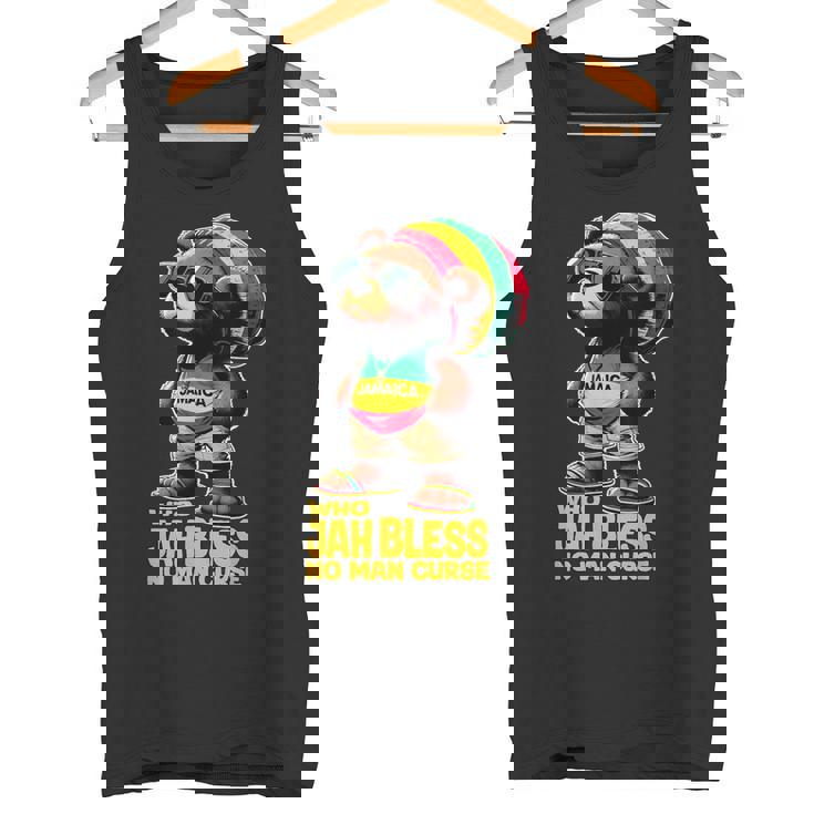 ジャマイカ かわいいラスタ テディベア ジャー ブレス レゲエ ルーツ タンクトップ