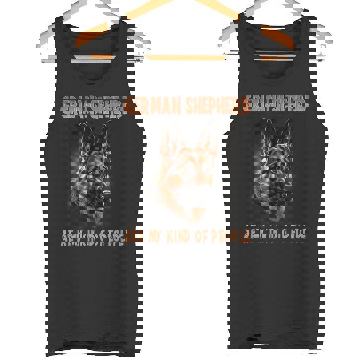 ジャーマンシェパードは私の好みのタイプ オーナー ジャーマンシェパード タンクトップ