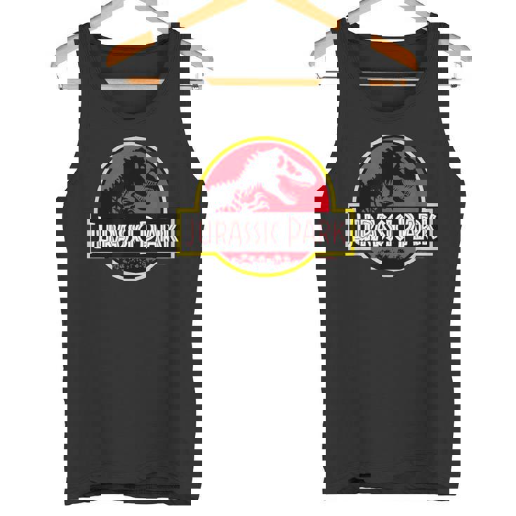 ジュラシックパークのロゴ 公式ライセンス商品。 タンクトップ