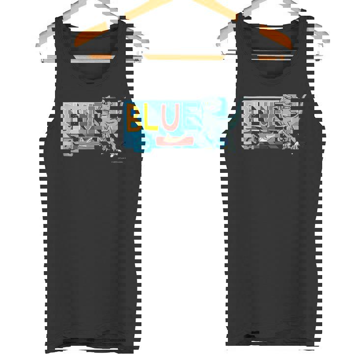 ジュラシック・ワールド Blue Cute Illustlation タンクトップ