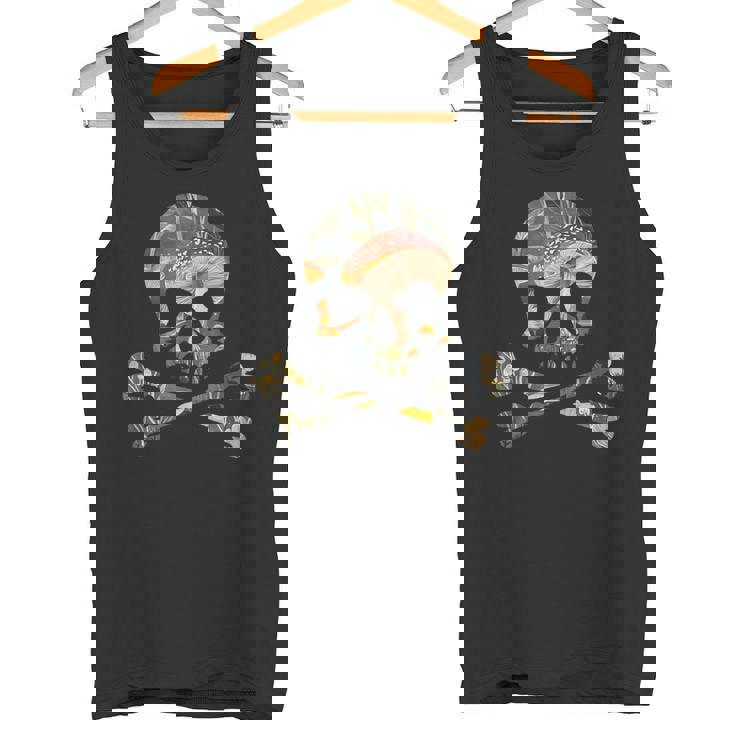 ジョリー・ロジャー シルエット コタデコア スカル＆クロスボーン タンクトップ