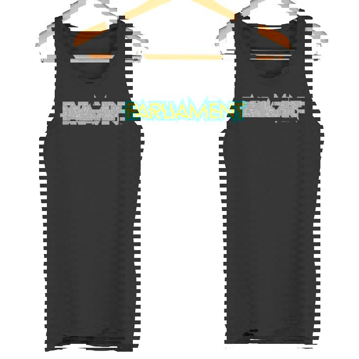 ジョージ・クリントン議会ティールロゴ。 タンクトップ