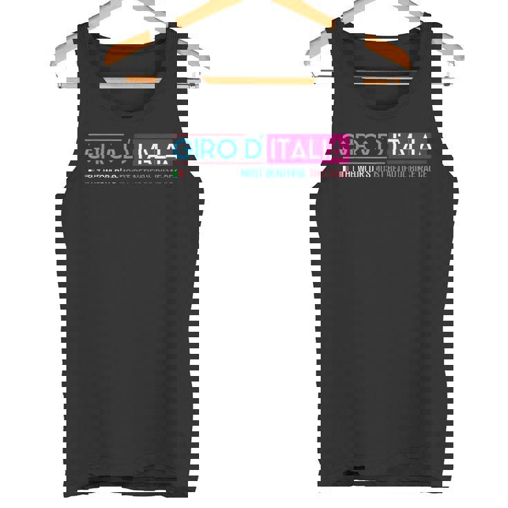 ジロ・ディ・イタリア 世界で最も美しいバイクレース タンクトップ