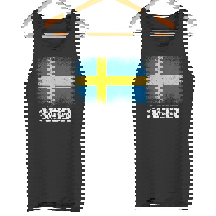 スウェーデン国旗スウェーデン タンクトップ