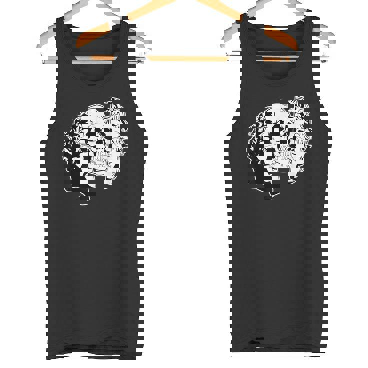 スカル×スタチュー タンクトップ