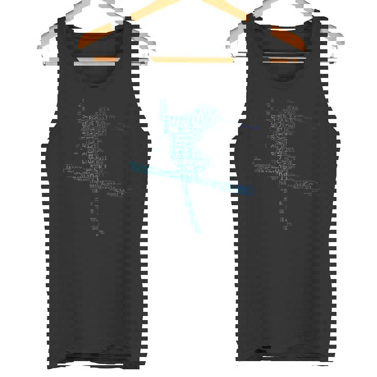 スキー フリースタイル 子供用 スタントスキー 男の子 男性 スキーヤー タンクトップ