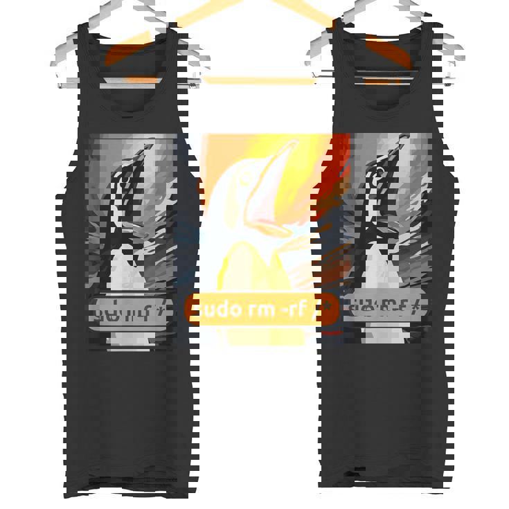 スクリーミング・タックス Linuxudo Rm-Rf タンクトップ