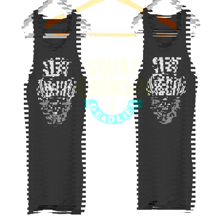 スクワット ベンチプレス デッドリフト パワーリフター タンクトップ