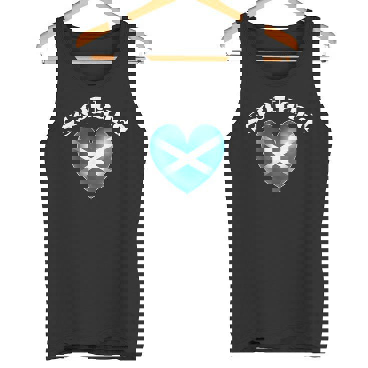 スコットランドのヴィンテージ国旗 スコットランドtシャツ メンズ レディース タンクトップ