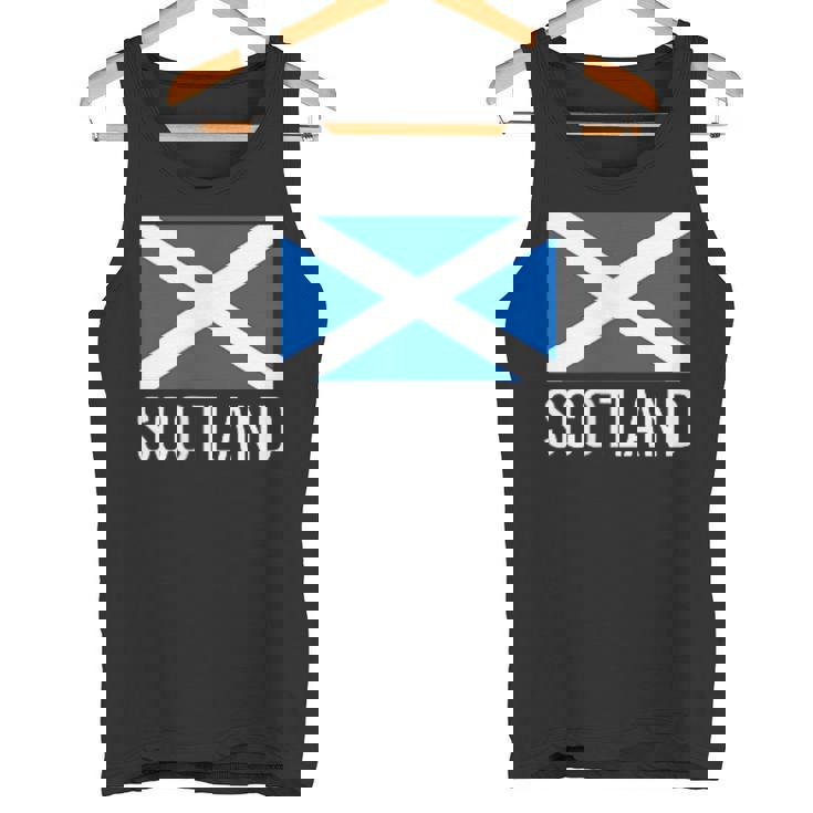 スコットランド国旗シャツ スコットランドサッカーシャツ 誇り高きスコッツマン タンクトップ