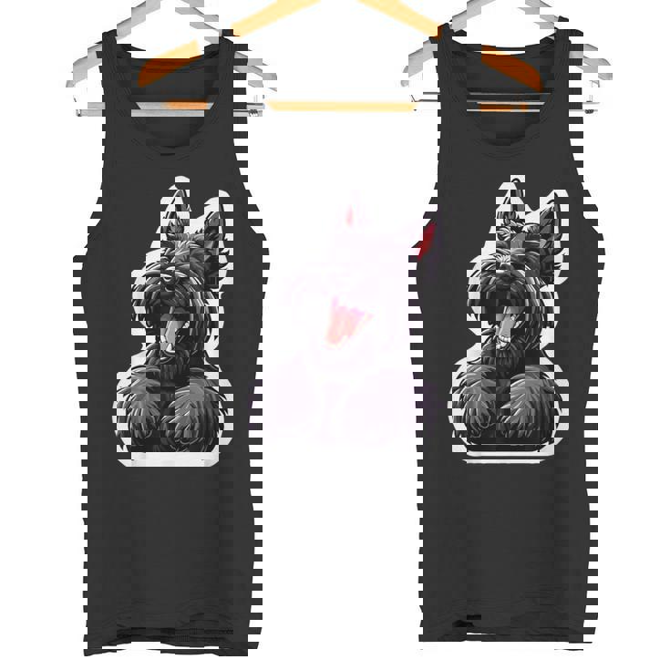 スコティッシュテリア 面白い スコティッシュテリア カワイイ 子犬 犬 タンクトップ