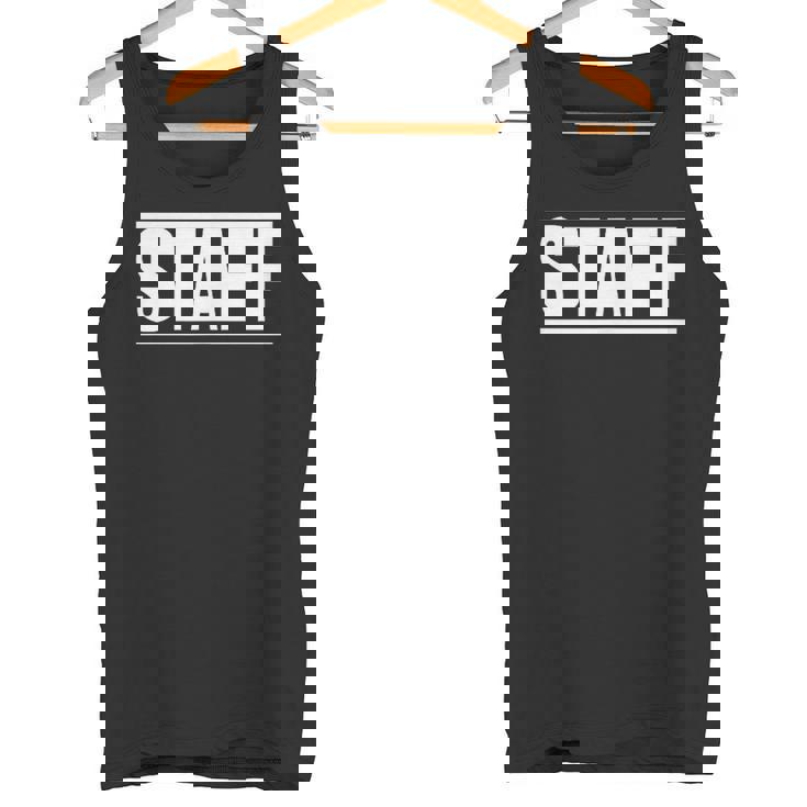 スタッフ ワーカー 社員 ワーククルーの言葉 スタッフ オン A ティー タンクトップ