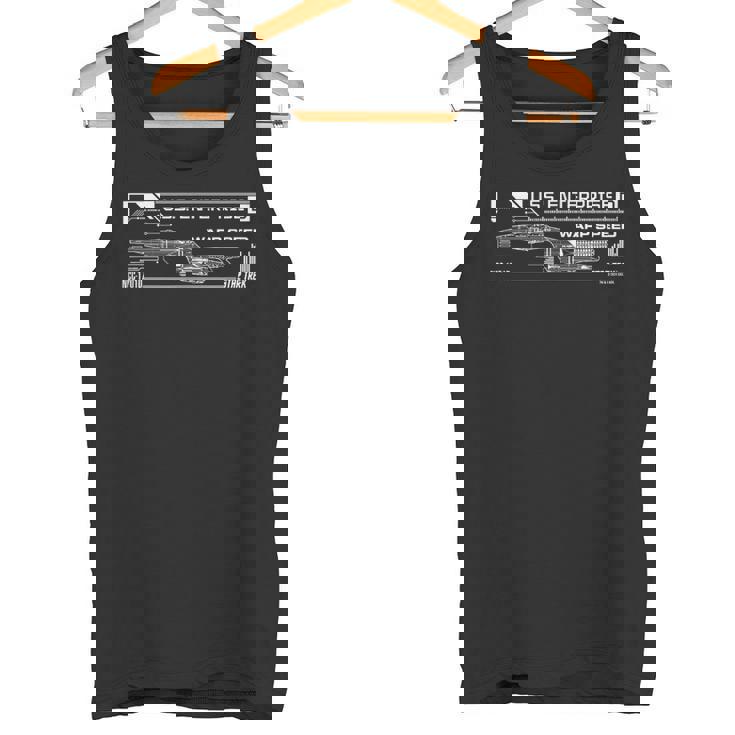 スタートレック Uss エンタープライズ D 公式ライセンス商品。 タンクトップ