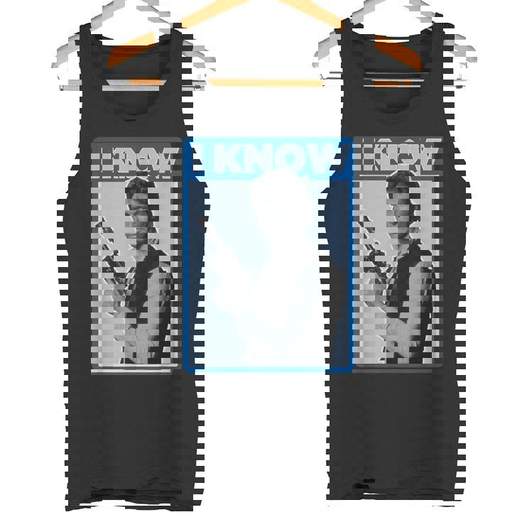 スター・ウォーズ クラシック ハン・ソロ I Know You Love Me ポスター タンクトップ