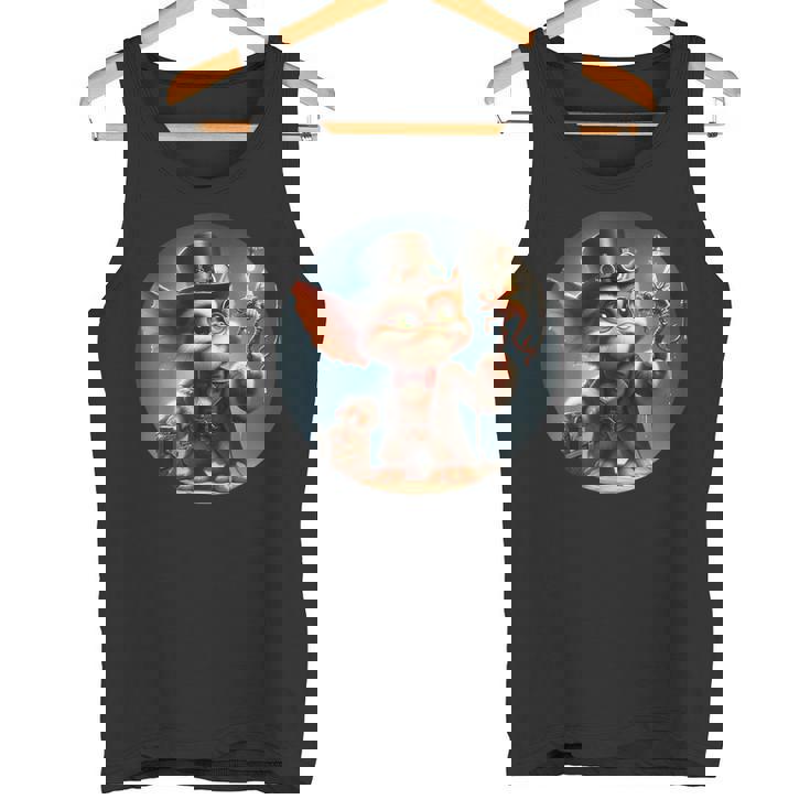 スチームパンク グレムリン クリーチャー マッドサイエンティスト タンクトップ