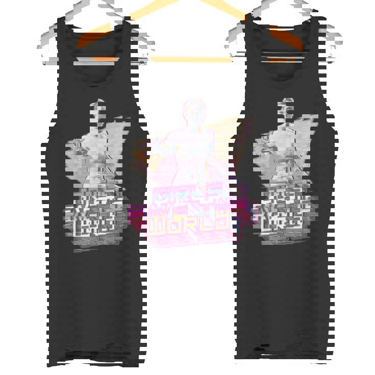 ストレンジャー・シングス イレブン シンセウェーブ ガールズ セーブ ワールド レトロ 80年代 タンクトップ